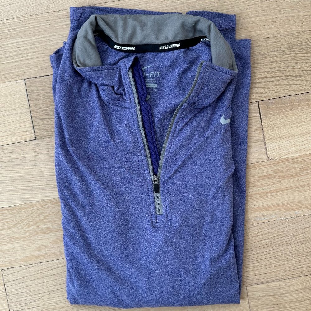 Nike Element Lavender Quarter Zip - Men's Large